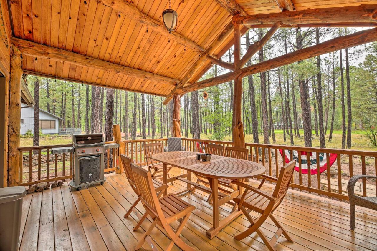 Lush Pinetop Retreat With Large Deck And Wooded Yard! Exterior foto
