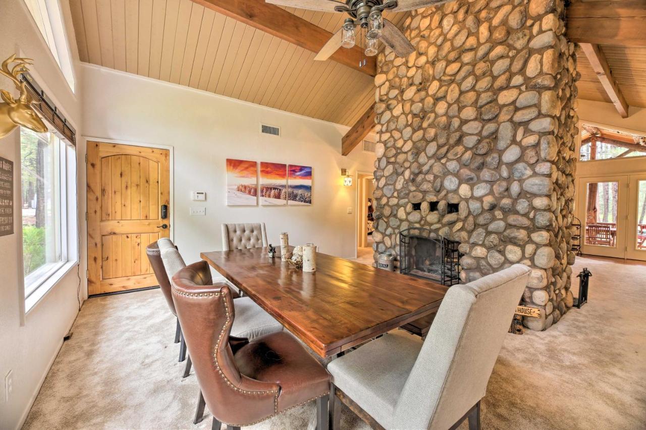 Lush Pinetop Retreat With Large Deck And Wooded Yard! Exterior foto
