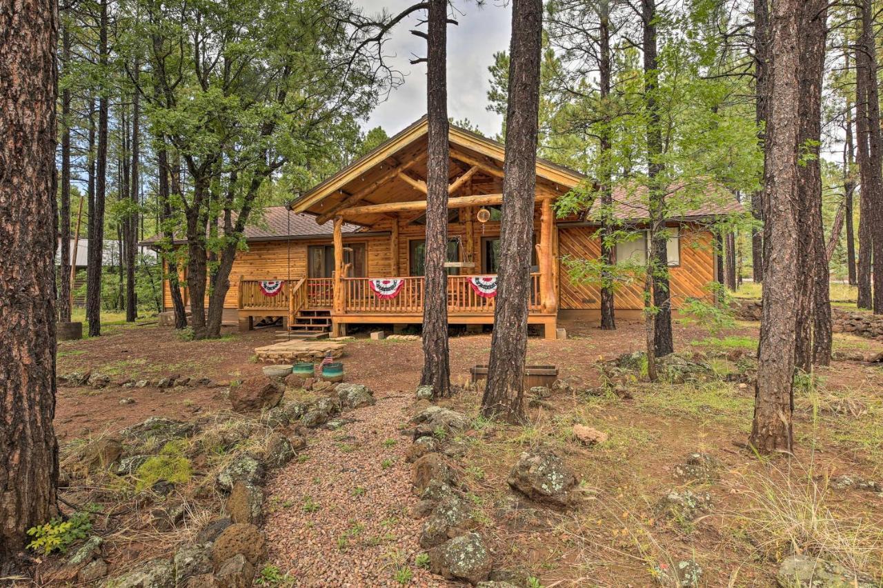 Lush Pinetop Retreat With Large Deck And Wooded Yard! Exterior foto